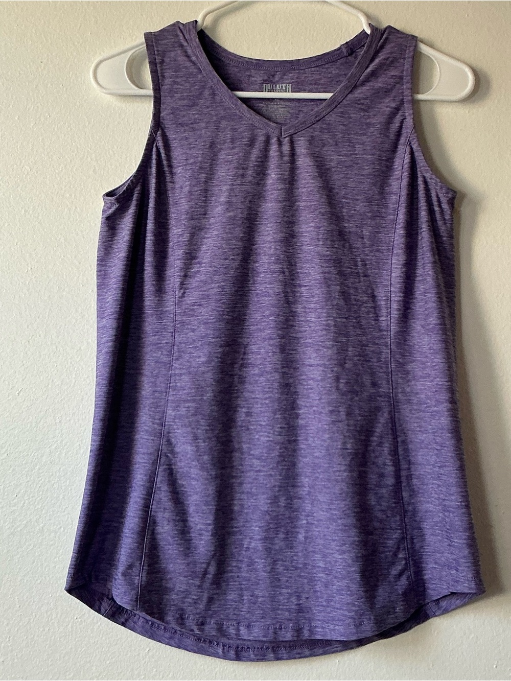 Duluth Trading Co Purple Heather Athletic Tank Top Women's Size XS